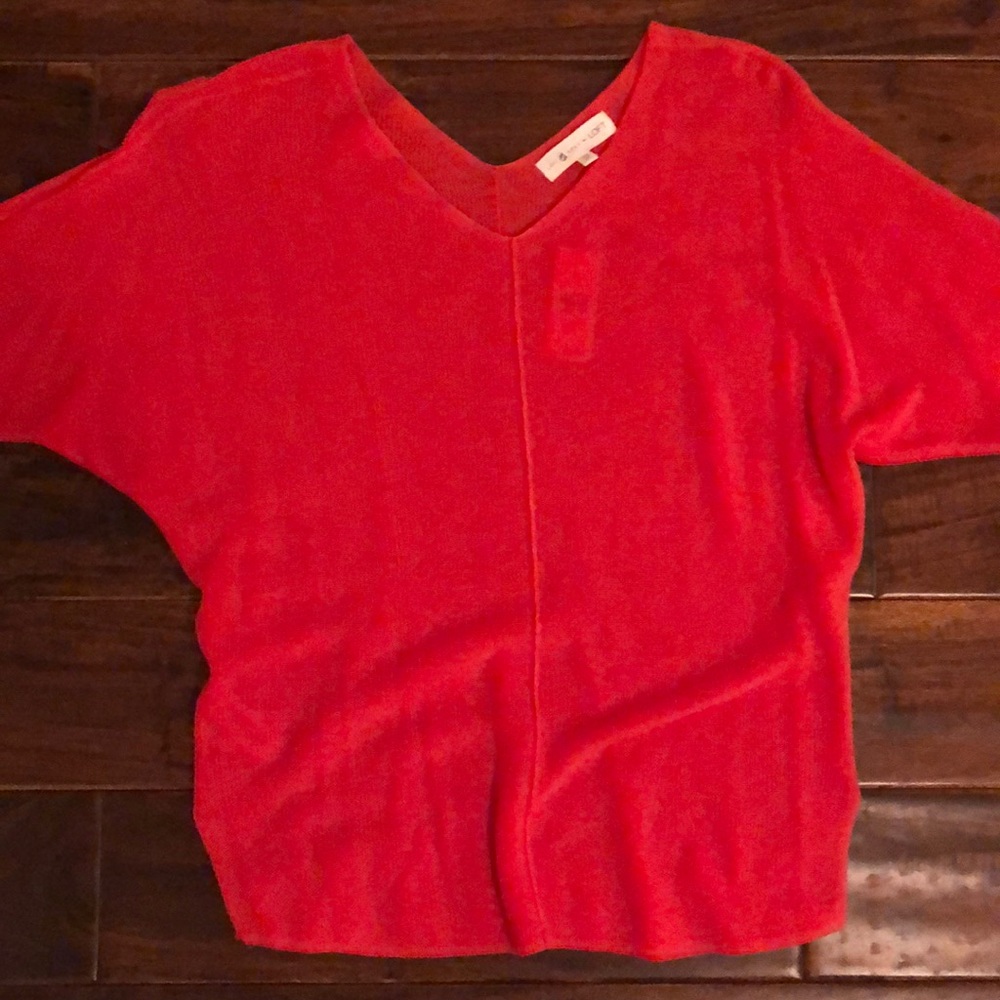 LOU AND GREY red sweater top